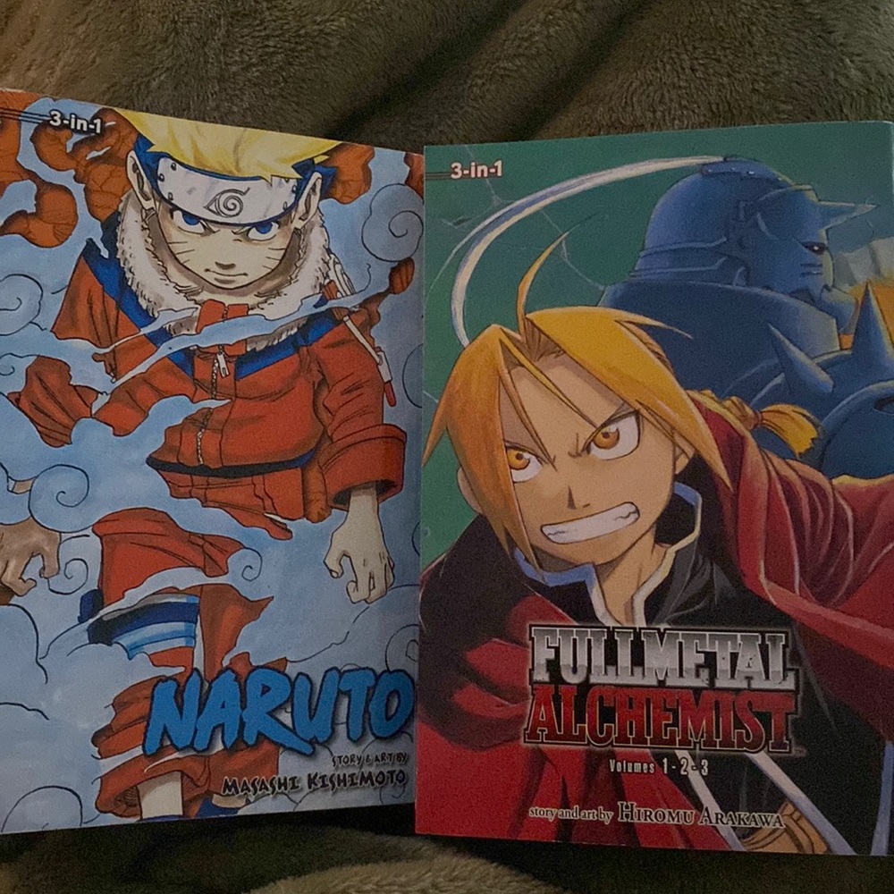 Naruto Volumes 1-2-3 And FullMetal Alchemist Volumes 1-2-3 Manga!
